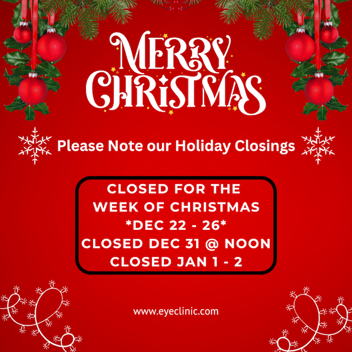 Graphic for upcoming holiday hours